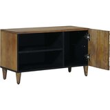 TV ormar s policom Smeđa 80 x 31 5 x 46 cm Čvrsto drvo manga | shoptok.hr