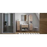 Kolpa San Evelin Kupaonski ormarić (Š x V: 37,2 x 71,6 cm, Siva/Hrast) | shoptok.hr