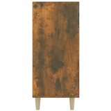  Komoda boja dimljenog hrasta 90 x 34 x 80 cm konstruirano drvo | shoptok.hr