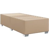  s oprugama i madrac cappuccino 90x200 cm od umjetne kože | shoptok.hr