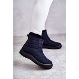 Kesi Women's warm snow boots navy blue Mezyss | shoptok.hr