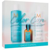 Moroccanoil Color Care set: šampon Color Care Shampoo 250 ml + balzam Color Care Conditioner 250 ml + olje za lase Treatment 25 ml + losjon za telo Body Lotion 10 ml za ženske | Shoptok.si