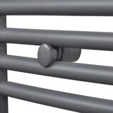  Sivi kupaonski radijator za centralno grijanje zaobljeni 480 x 480 mm | shoptok.hr