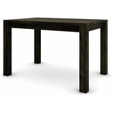  Hrastov stol 120 x 80 cm, crni sa srebrnim efektom | shoptok.hr