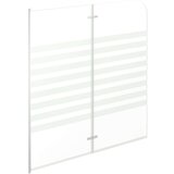  Tuš-kabina od kaljenog stakla 120 x 140 cm prugasta | shoptok.hr