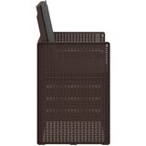  Vrtne stolice za blagovanje 2 pcs Smeđa i antracit PP | Eponuda.com