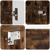  Set namještaja za kupaonicu 2 kom. Dimljeni hrast Smeđa 76,5 x 35 x 64 cm | shoptok.hr