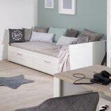 Roba Bijeli dječji krevet s dodatnim ležajem s prostorom za odlaganje 90x200 cm Felicia – | shoptok.hr