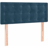 Box spring krevet s madracem tamnoplavi 80 x 200 cm baršunasti | shoptok.hr