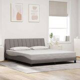  Posteljni okvir brez vzmetnice taupe 180x200 cm blago | Shoptok.si