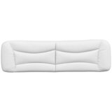vidaXL Vzglavna stranica bela 193 cm umetno usnje, (21204678) | Shoptok.si