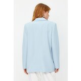 Trendyol Light Blue Regular Lining Detailed Blazer Jacket Cene