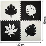 Momi podloga za bebe - puzzle od pene feli black | ePonuda.com