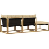  Sekcijski kavč z blazino Bela 241,5 x 83 x 73 cm, (5000269291) | Shoptok.si