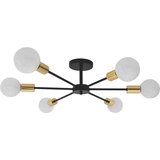 Toolight stropna svjetiljka pauk 6 crno zlato APP501-6C | shoptok.hr