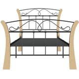  Okvir za krevet crni metalni 90 x 200 cm | shoptok.hr