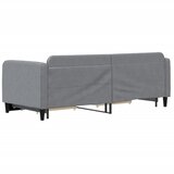  Dnevni krevet na razvlačenje svjetlosivi 80 x 200 cm od tkanine | shoptok.hr