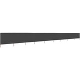  The Living Store 9-panelni vetrobran tkanina 1200x160 cm antraciten - Vetrobran, (21445993) | Shoptok.si