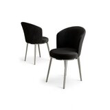 Hanah home Set stolica, 4 dijela, crna Slike