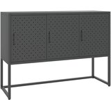  Komoda antracit 105 x 35 x 75 cm čelična | Eponuda.com