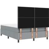  s opruga kutije Svijetlo siva 140 x 200 cm tkanina | shoptok.hr