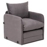 Atelier Del Sofa fotelja na razvlačenje saga single grey