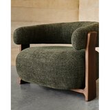 Kave Home Zelen fotelj iz šenilje Granite – | Shoptok.si