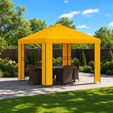 Gazebo 3 x 3 m Žuta Poliester i čelik 190 gsm | Eponuda.ba