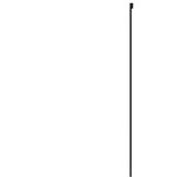  Klizna vrata crna 76x205 cm od kaljenog stakla i aluminija | shoptok.hr