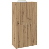 vidaXL Pisarniška omara artisan hrast 60 x 32 x 115 cm Konstruiran les | Shoptok.si