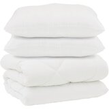  Duvet s jastucima s jastukom 3 kom. Bijelo Mikrofibra i Pero Bijela 200 x 220 cm,60 x 60 cm | shoptok.hr
