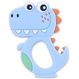 Lorelli SILIKONSKA GLODALICA ZA BEBE DINO - LUCKY BLUE (10210820001) Cene