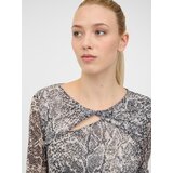 Orsay Black Women's Patterned Long Sleeve T-Shirt - Women's | Shoptok.si