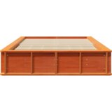  Krevetna konstrukcija Voštano smeđa 140 x 200 cm Masivno drvo | shoptok.hr