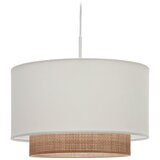 Kave Home Belo/v naravni barvi tekstilno senčilo ø 40 cm Erna – Cene