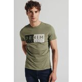 Legendww muška pamučna majica u maslinasto zelenoj boji 6227-9325-15 Cene