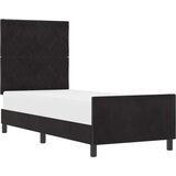 vidaXL Krevet Crni 80x200 cm Baršun | shoptok.hr