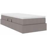  Krevet s madracem i skladištem Sivo-smeđa 100 x 200 cm | shoptok.hr