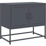 Maison Chic TV omarica - TV stojalo - Televizijska omarica antracitna 68,5x39x60,5 cm jeklo, (21699851) Cene