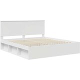  okvir za krevet bijelo 180 x 200 cm čvrsto borovo drvo | shoptok.hr