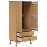  Ormar OLDEN smeđi 76,5 x 53 x 172 cm od masivne borovine | shoptok.hr