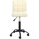  Okretna Radna stolica - Uredska stolica krem baršunasta - Krema 1 | shoptok.hr