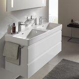 Laufen H8149680001041 Pro S 130 x 46 cm dvojni keramični umivalnik z 2 odprtinama | Shoptok.si