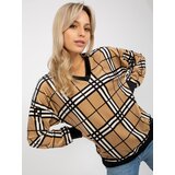 RUE PARIS Blouse-RP-BZ-8188-5.16-camel | Shoptok.si