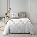 Douceur d intérieur Bijela/smeđe-siva pamučna posteljina za bračni krevet/za produženi krevet 240x220 cm Goyave – | shoptok.hr