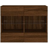  Zidni TV ormarić s LED svjetlima boja hrasta 78,5x30x60,5 cm | Eponuda.com