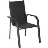 Ambia Garden STOL aluminij antracit, črna | Shoptok.si
