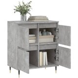  Komoda siva boja betona 60x35x70 cm od konstruiranog drva | shoptok.hr