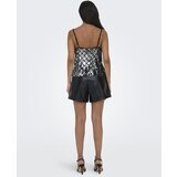 Only Bluza 'Camilla' črna / srebrna | Shoptok.si