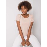 BASIC Feel Good T-shirt-RV-TS-4693.12-beige Cene